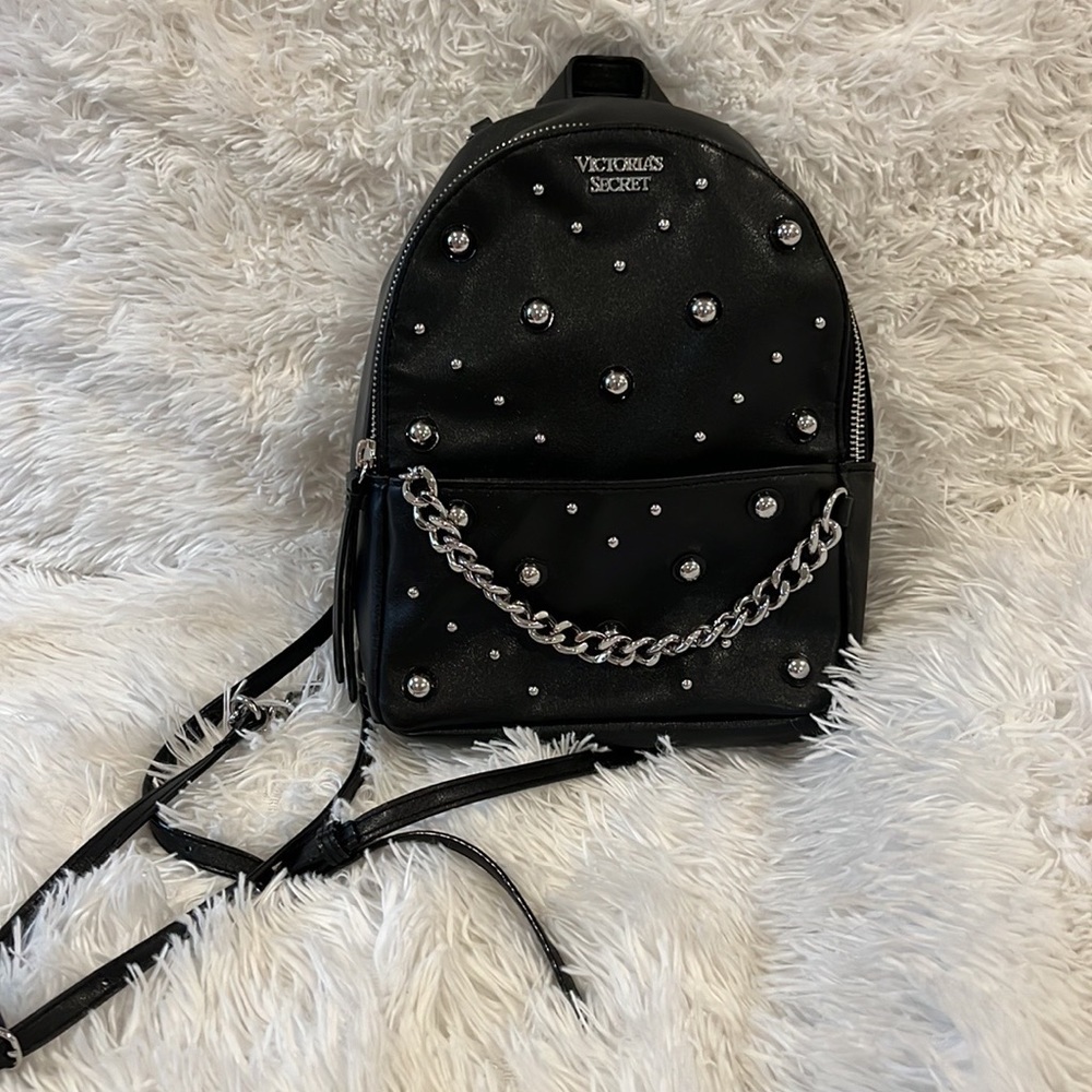 Victoria’s Secret Mini Faux Leather Studded Backpack